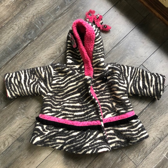 Other - Corky and Company Zebra Coat